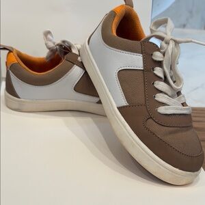 GAP Brown and White Sneakers with Sporty Design - Gently Used